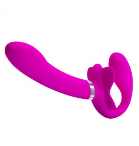 PRETTY LOVE - Valarie Dual-Motor Vibration Wearable (Chargeable - Red Rose)